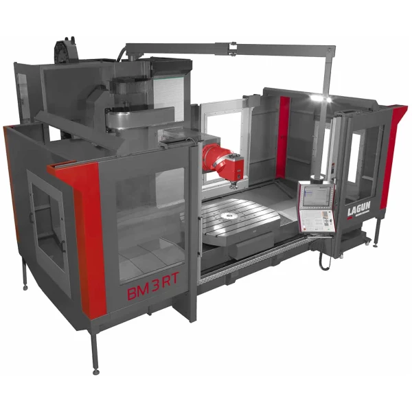 Lagun Model BM-RT Milling Machining Center with a fixed column and a rotary table