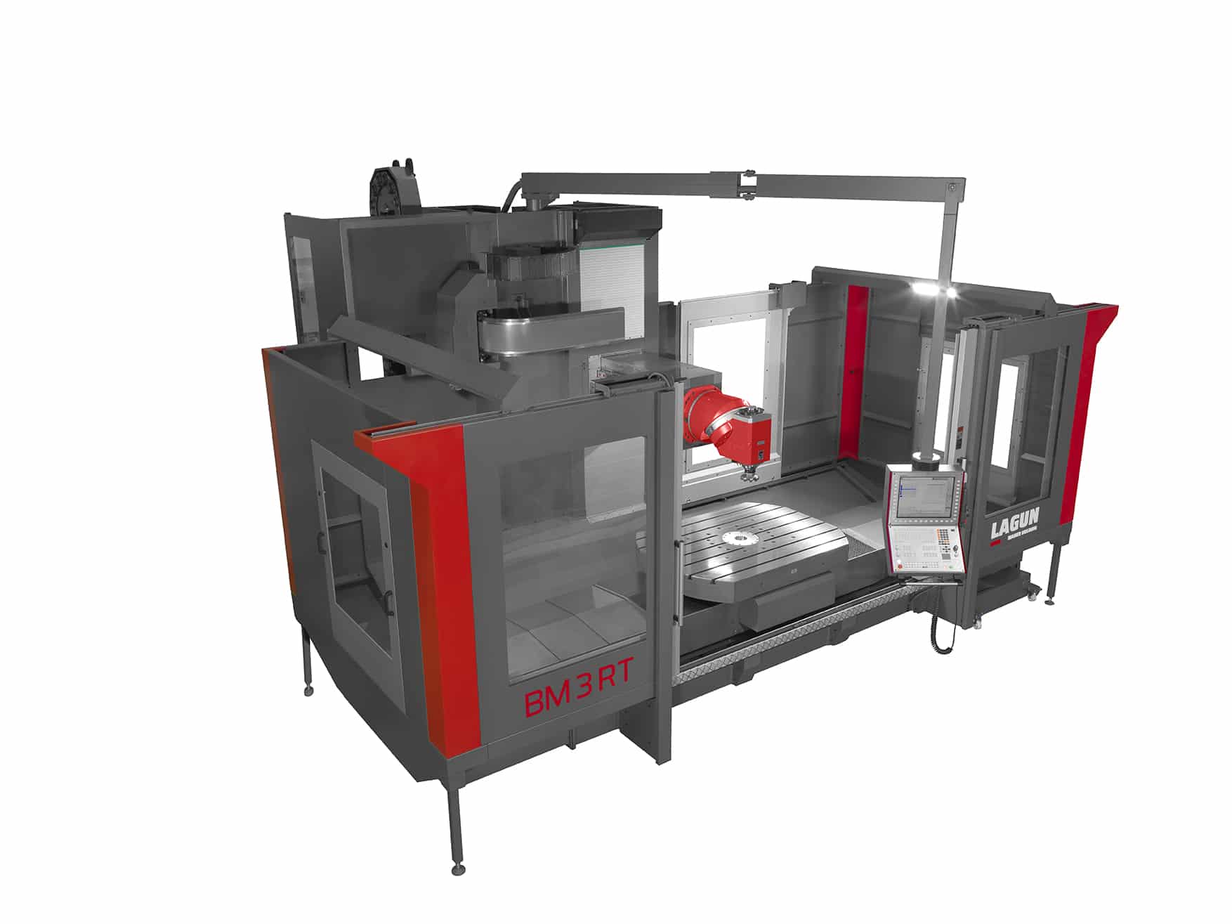 Lagun Model BM-RT Milling Machining Center with a fixed column and a rotary table