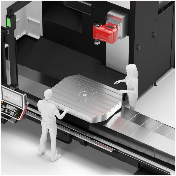 Lagun Maher Holding BM RT Bed type Milling Machine with Rotary Table - Image 2